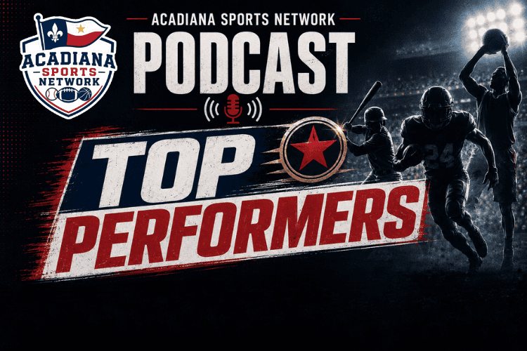Acadiana Sports Network Top Performers Cross Country Podcast Cover.